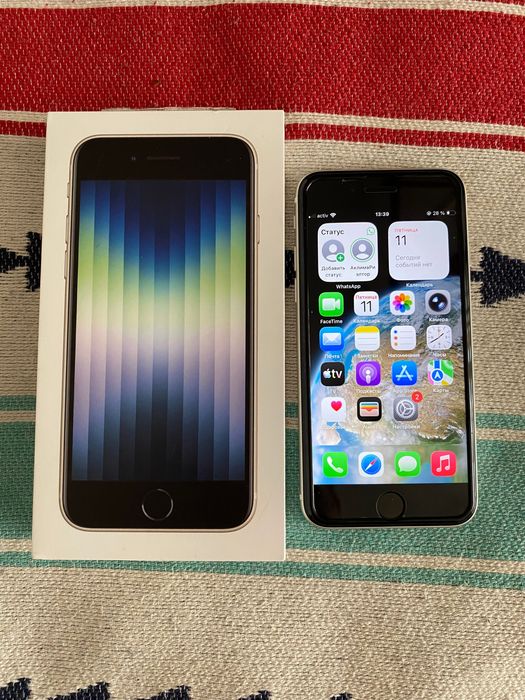 iPhone SE Gen3 Новый 64 Gb White