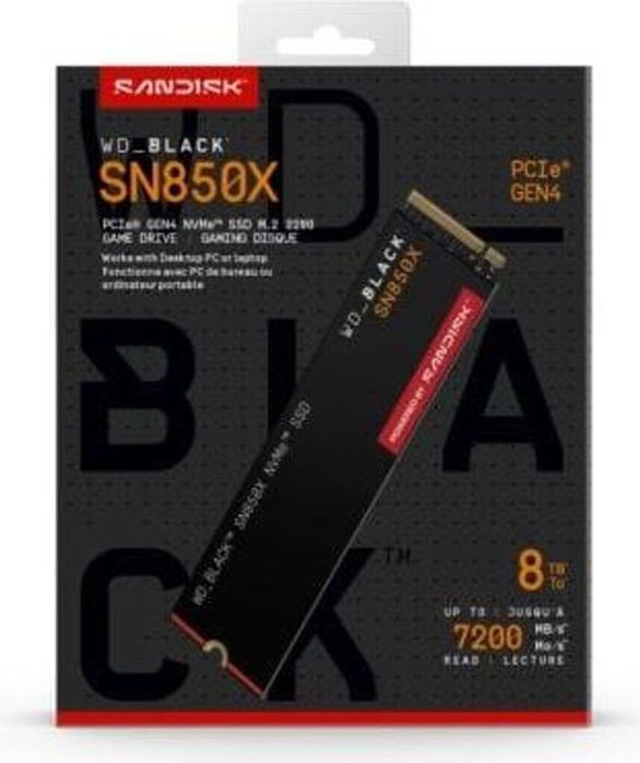 WD Black SN850X 8TB