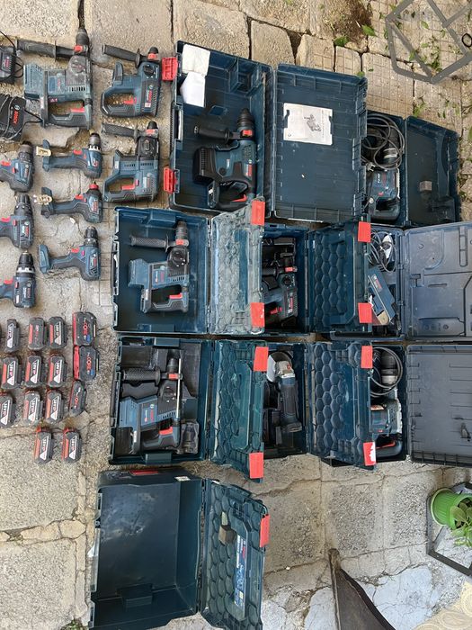 Bosch gbh gbs gsh gws gsr . Винтоверти, перфоратори, къртачи, шлайфове, гайковерти