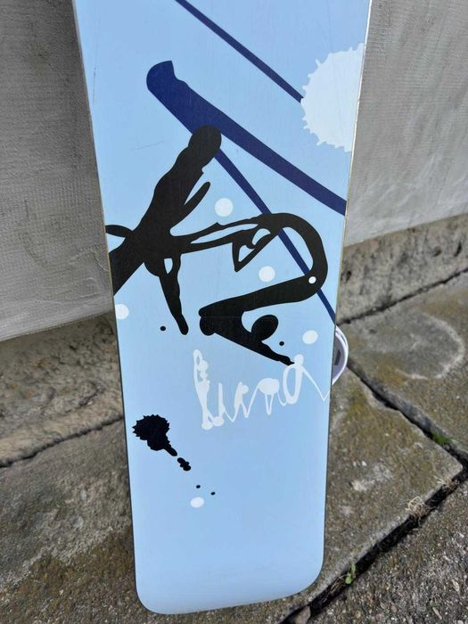 Placa snowboard K2 Luna 154cm +legaturi Raiden