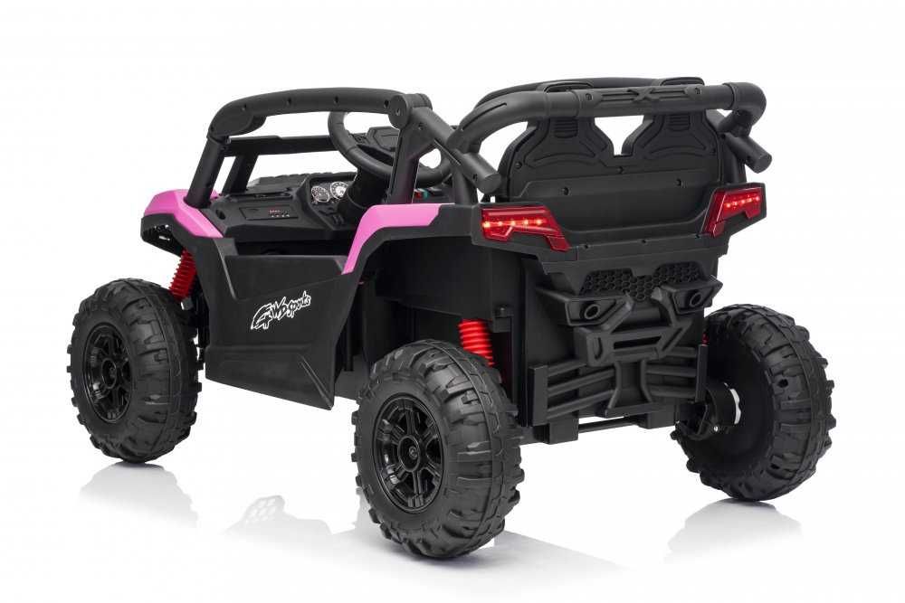 Masinuta electrica pentru copii Nichiduta Buggy Sports Pink 12V,cu telecomanda 2.4G,usi cu deschidere,2 motoare