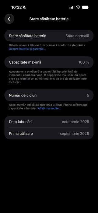 Iphone 16 pro max 256/E-sim. bat 100% VAND/SCHIMB.