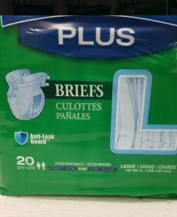 Подгузники для взрослых FITRIGHT производства США.