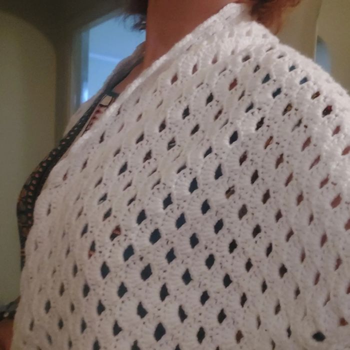 Шаль ручной работы