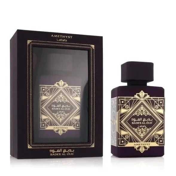 Lattafa Badee Al Oud Amethyst 100ml EDP – Parfum Dulce Floral Unisex, Trandafir și Oud, Persistent