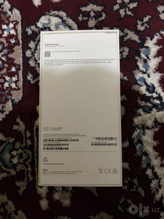 iPhone 16 Pro Max Desert titanium 256GB