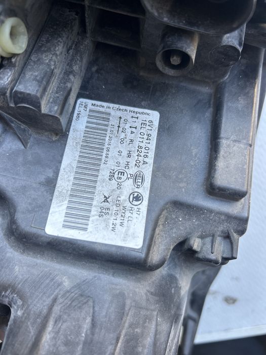 Десен фар за Skoda Fabia 14”+