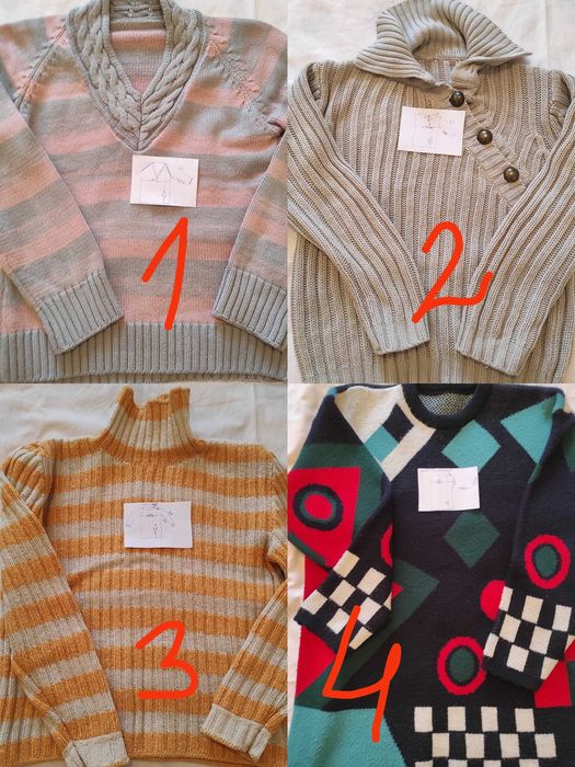 Дамски пуловери-4 бр