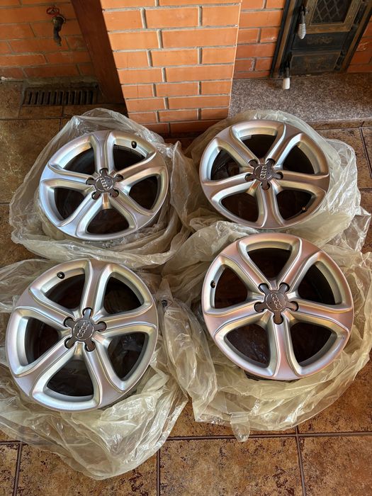 Set 4 jante aliaj originale Audi 17 inch 5x112 7.5J ET45