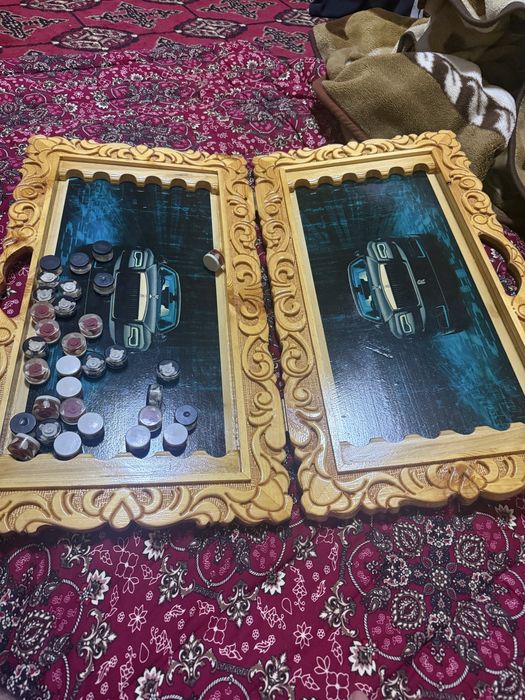 Шикарные нарды ручной работы. Единственный экземпляр