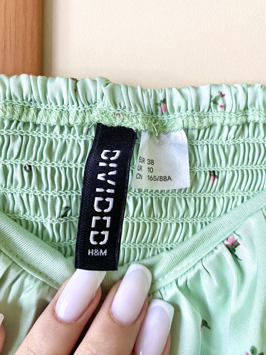 Сатенена блуза H&M