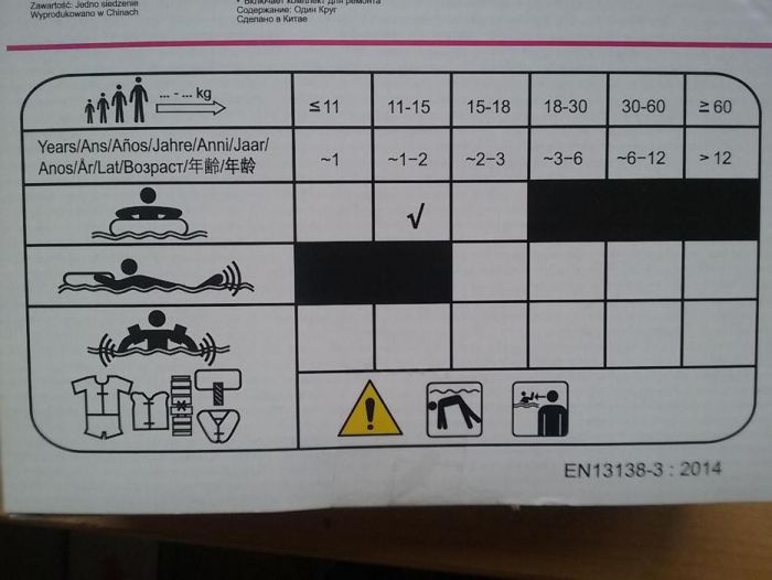 Colac Deluxe bebelusi, max 15kg, marca Intex, produs nou, sigilat