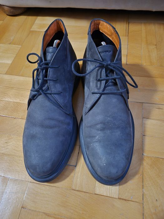 Ghete Bărbați Stonefly, Piele Nubuck Gri, Confort, Italian - 41