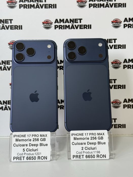 Iphone 17 Pro Max 256 GB Blue Garantie
