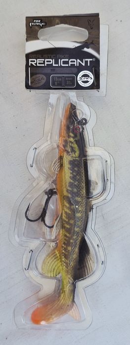 Swimbait Fox Rage Realistic Replicant Pike Shallow, Supernatural Hot Pike, 15cm