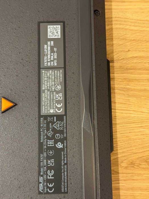 Лаптоп ASUS TUF Gaming A17