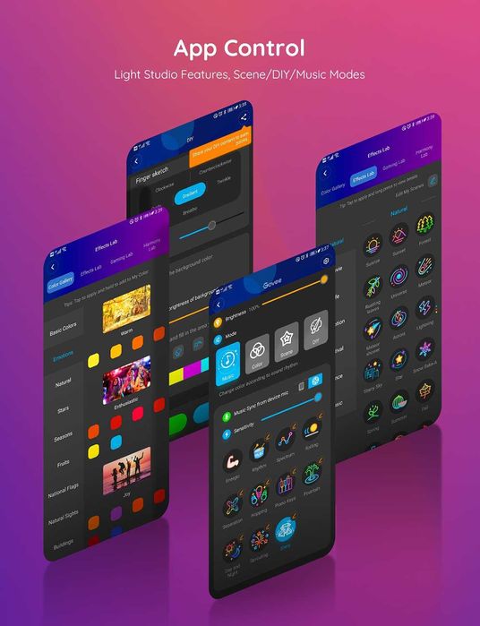 Govee 20 метра RGBIC LED ленти за спалня, интелигентни ленти, Alexa...