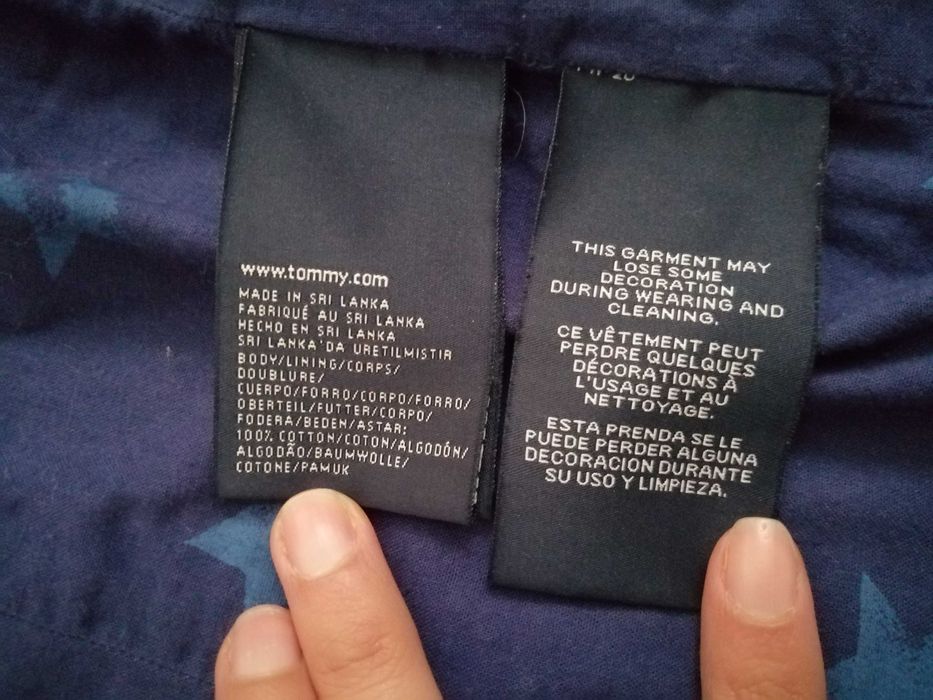 Tommy Hilfiger оригинално дамско преходно яке с колан и пайети р-р M