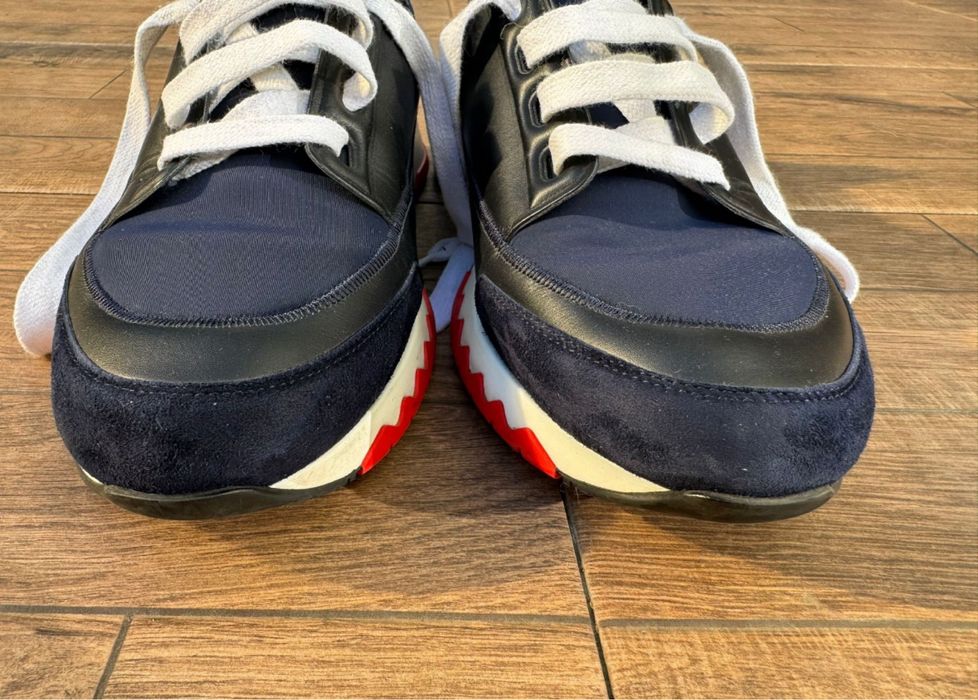 Pantofi Hermès Stadium Sneaker Blue, mărimea 42