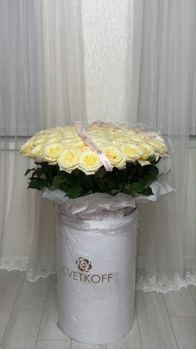 101 роза үлкен,арзан бағада,свежий