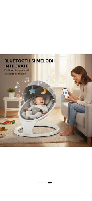 Balansoar electric pentru bebelusi