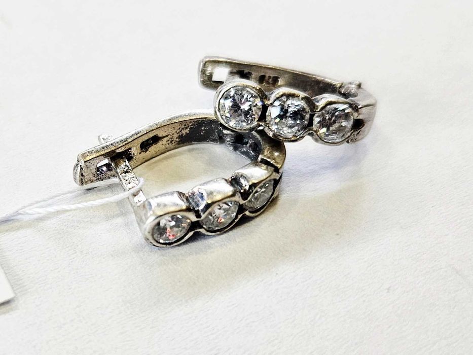 Сребърни обеци 3.52гр 02704-25/5