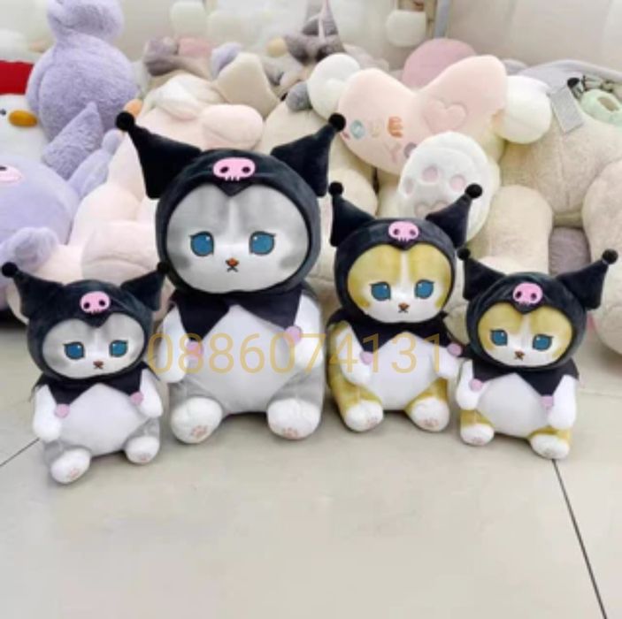 Голяма плюшена играчка Hello Kitty Kuromi, Голяма плюшена играчка Кити