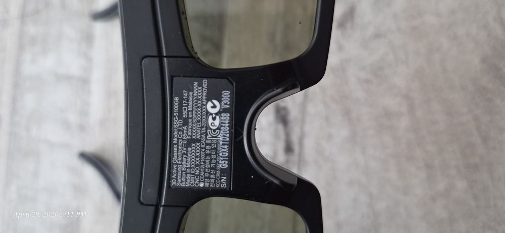 Samsung 3D Active Glasses