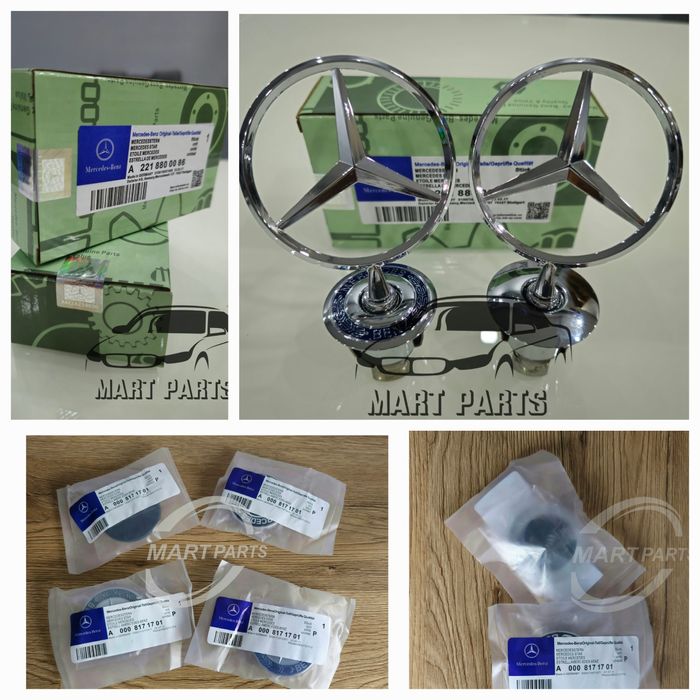 Емблема Мерник Звезда за Мерцедес Тапа Капачки за джанти Mercedes-Be