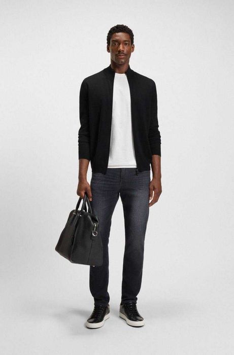 BOSS мужской кардиган из дышащей мериносовой шерсти РАЗМЕР M,L,XL