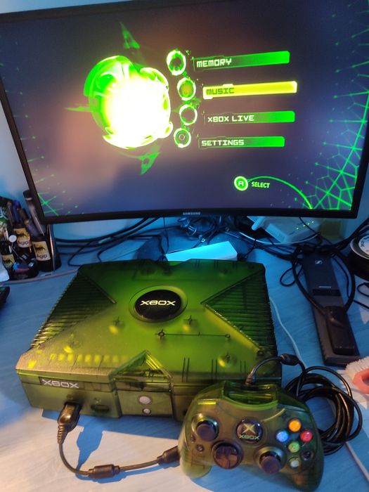 De colecție XBOX GREEN + controller S type