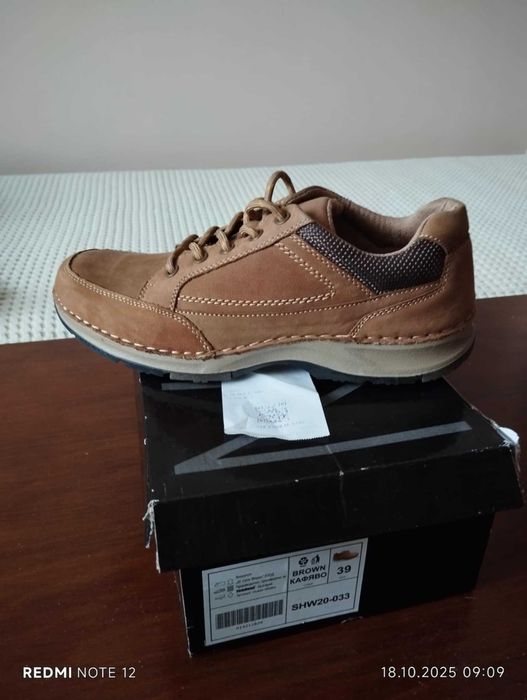 Мъжки кожени обувки