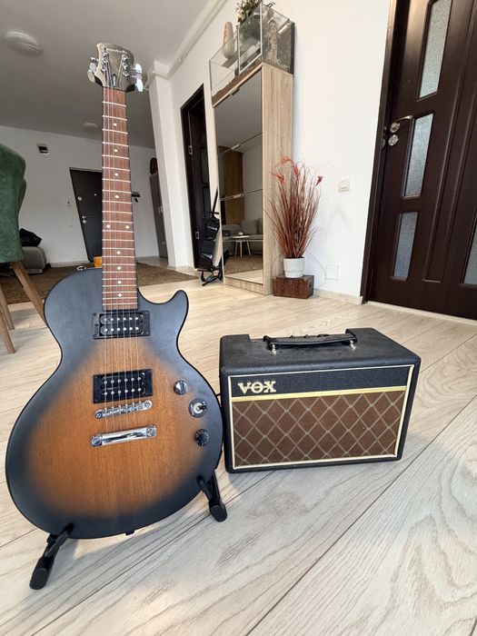 Set Chitara electrica Epiphone Les Paul Special + Amplificator VOX 10w