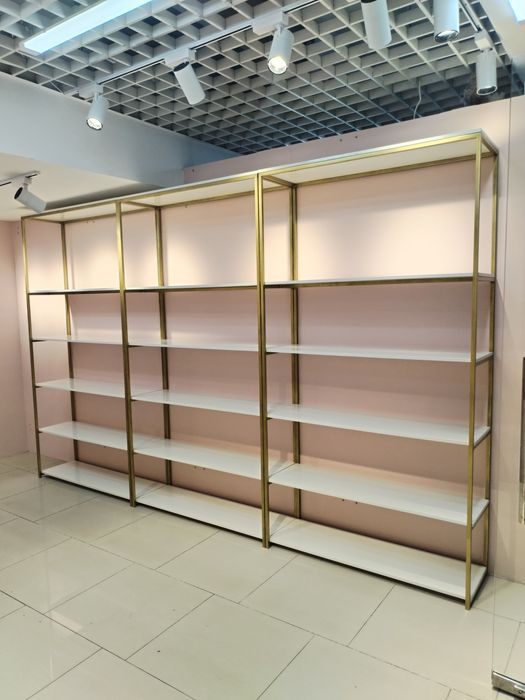 Стеллажи полки напольные