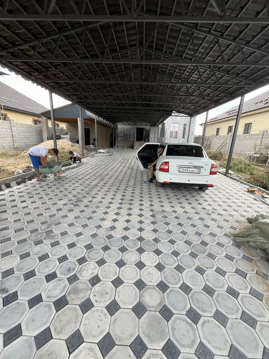 Укладка брусчатки , брусчатка плитка