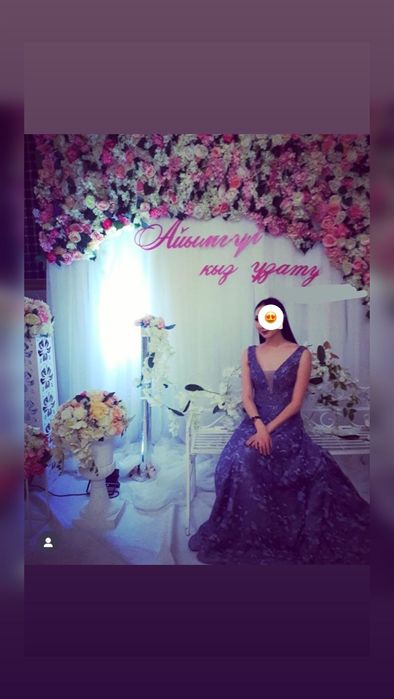 Продам бу вечернее платье