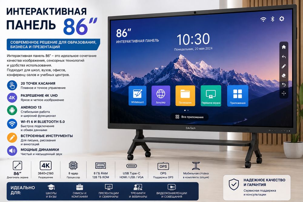 Интерактивная панель 75 | Интерактивные панели