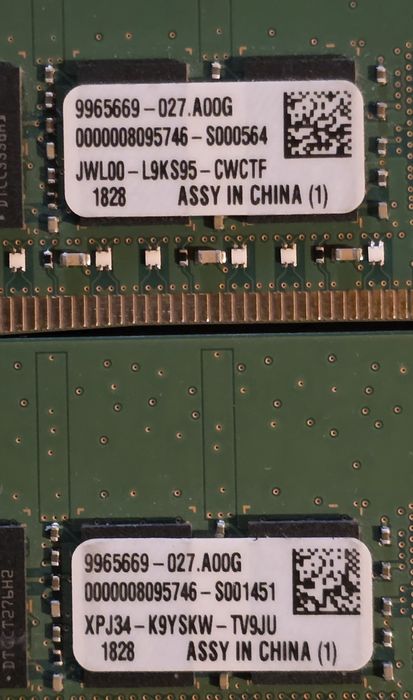 32GB RAM 2400T  DDR4 Kingston