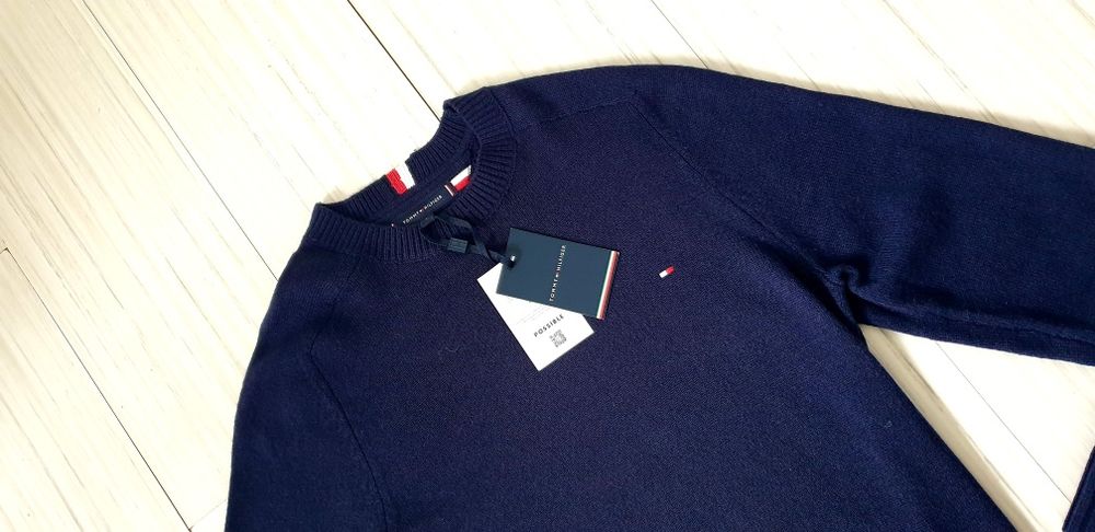Tommy Hilfiger Merino Wool /  S  НОВО! ОРИГИНАЛ! Мъжки Вълнен Пуловер!