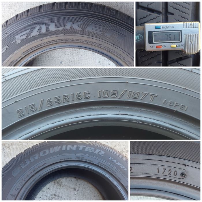 O bucată 215/65 R16C M+S iarnă - una Bridgestone Lassa Falken