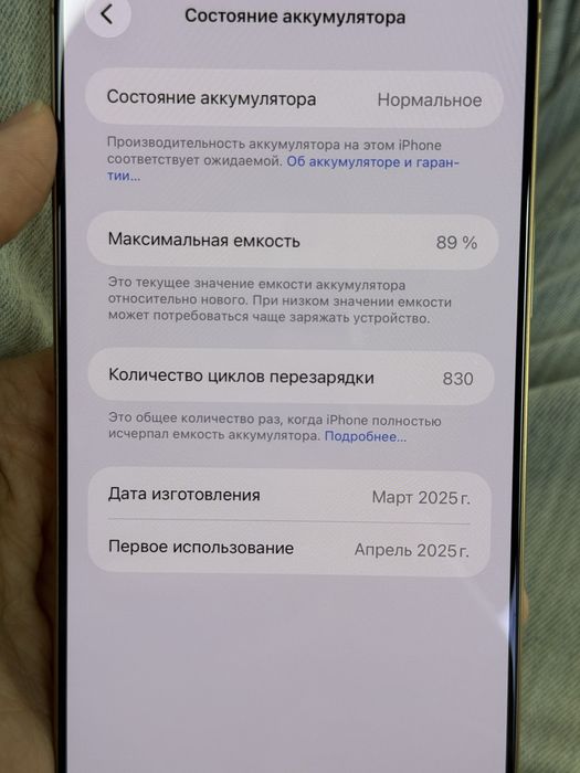 iphone 16 pro max 256 89%