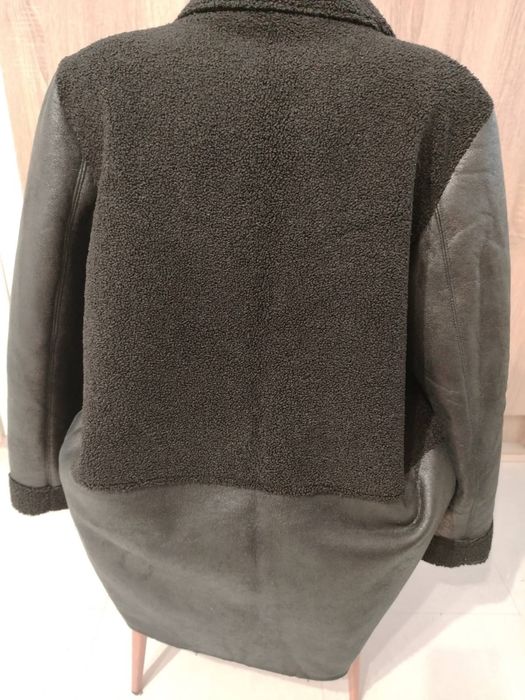 Дамско черно палто