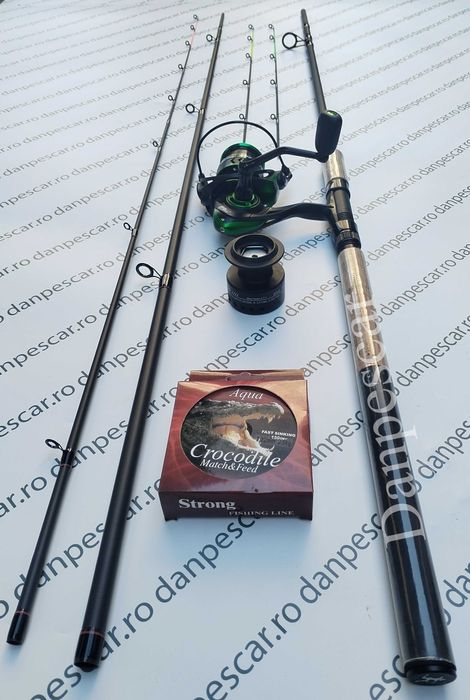 SET FEEDER Lanseta HARRIER 3,30m 120gr + Mulineta SPARKLER 4000 + fir