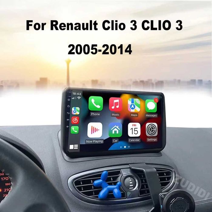 Мултимедия Двоен дин за Renault Clio 3 Навигация Android Рено Клио 3