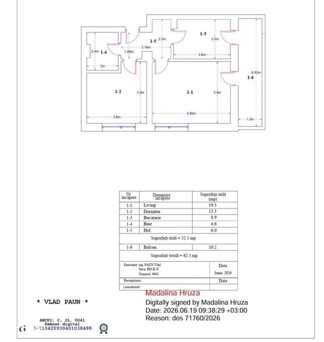 2 camere | Titan | 63mp | Bloc Finalizat | Centrala | Metrou | Parcare