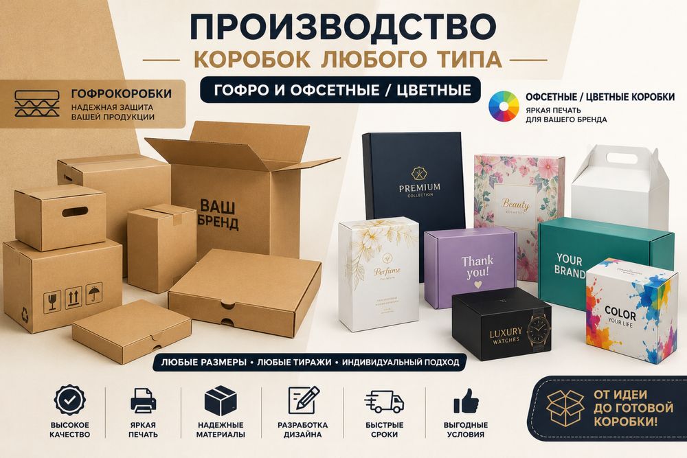 Коробка , гофро коробка, офсетная коробка, гофрокартон, картон