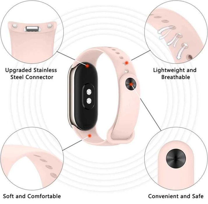 Curea de silicon bratara fitness Xiaomi Mi Band 8 / 9 / 10