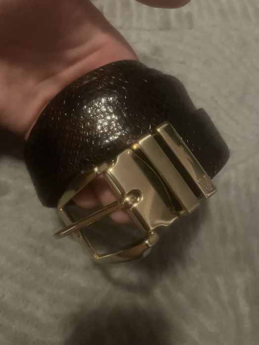 Curea Versace Python Glossy.  ( nu gucci louis vuitton mcm dior ferragamo tom ford prada balenciaga number nine midas chrome hearts hysteric glamour )