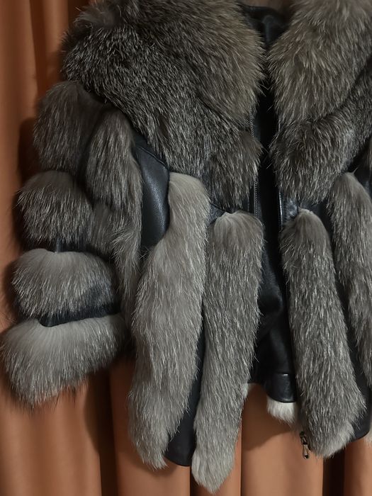 Haina de blana naturala - Vulpe argintie