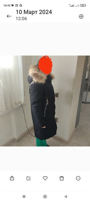 Зимние куртка , очень теплая на девочку.